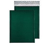 Blake Purely Packaging C4 324 x 230 mm Matt Metallic Padded Bubble Envelopes Peel and Seal (MTBRG324) British Racing Green - Pack of 100