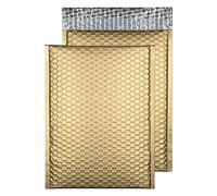 Blake Purely Packaging C4 324 x 230 mm Matt Metallic Padded Bubble Envelopes Peel & Seal (MTMG324) Metallic Gold - Pack of 100