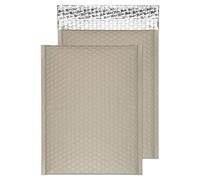 Blake Purely Packaging C4 324 x 230 mm Matt Metallic Padded Bubble Envelopes Peel & Seal (MTSG324) Storm Grey - Pack of 100