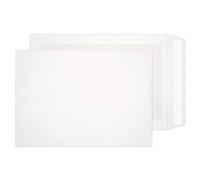 Blake Purely Packaging C4 A4 324 x 229 mm Board Back Pocket Peel and Seal Envelopes (12935) White - Pack of 125