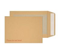 Blake Purely Packaging C5 229 x 162 mm Board Back Pocket Peel & Seal Envelopes (5112/25) Manilla - Pack of 25