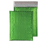 Blake Purely Packaging C5+ 250 x 180 mm Matt Metallic Padded Bubble Envelopes Peel & Seal (MTGRE250) Avocado Green - Pack of 100