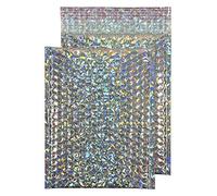 Blake Purely Packaging C5+ 250 x 180 mm Peel & Seal Metallic Padded Bubble Envelopes (MBHRA250) Holographic - Pack of 100