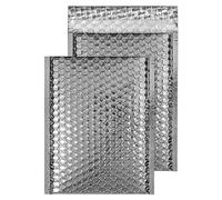 Blake Purely Packaging C5+ 250 x 180 mm Peel & Seal Metallic Padded Bubble Envelopes (MBS250) Sterling Silver - Pack of 100