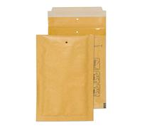 Blake Purely Packaging C6 165 x 110 mm Envolite Peel & Seal Padded Bubble Envelopes (A/000 GOLD) Gold Kraft - Pack of 200