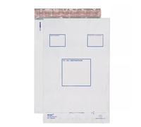 Blake Purely Packaging - Document Enclosed Wallet 255 x 350mm- Pack of 100 - Plastic Wallets - Confidential Documents - Peel & Seal Plastic for Address/Invoice/Shipping Labels (PE45/W/100)