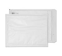Blake Purely Packaging - White Padded Envelopes 470 x 350 mm - Pack of 50 - Extra Security - 90 GSM - Peel and Seal Bubble Mailers - Sustainable FSC Certified - White Mailing Bags (K/7)