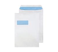 Blake PurelyEveryday C4 90gsm Seal White Window Envelopes (Pack of 50) 12892/50PR 12892/50PR