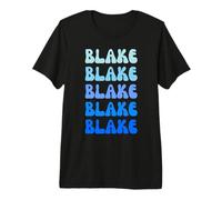 Blake Retro Name Stack Design Premium T-Shirt