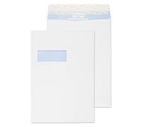 Blake Secure - Strong and Tear-Resistant C4 Envelopes (324 x 229mm) - Pack of 125 - Premium 125GSM - Peel and Seal White Envelopes C4 - Window Impermeable and Burst Resistant - Business Supplies