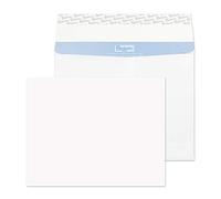 Blake Secure - Strong and Tear-Resistant Gusset Envelopes (229 x 324mm) - Pack of 100 - Premium 125GSM - Peel and Seal White Envelopes - Water Impermeable/Burst Resistant - Business Supplies (TR7700)
