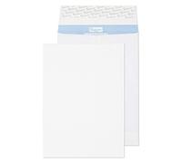 Blake Secure - Strong and Tear-Resistant Gusset Envelopes (352 x 250mm) - Pack of 100 - Premium 125GSM - Peel and Seal White Envelopes - Water Impermeable/Burst Resistant - Business Supplies (TR44070)