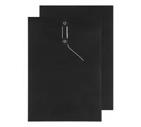 Blake Senses - Black String and Washer Envelopes C4 (324 x 229 mm) - Pack of 100 Qty - Premium 180GSM - Confidential Document Mailer - Black String Tie Envelopes - Office & Business Supplies
