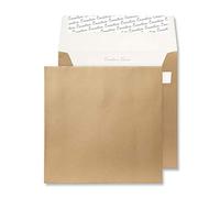 Blake Shine - Premium Gold Envelopes 220 x 220 mm - Pack of 250 - Thick 130GSM - Peel and Seal Envelopes in Gold - Arts and Craft/Card Making Supplies - Invitation/Greetings Envelope (513)