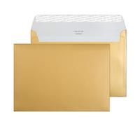 Blake Shine - Premium Gold Envelopes C5 (162 x 229 mm) - Pack of 25 - Thick 130GSM - Peel and Seal Envelopes in Gold - Arts and Craft/Card Making Supplies - Invitation/Greetings Envelope (45313)