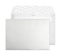 Blake Shine - Premium Silver Envelopes C6 (114 x 162 mm) - Pack of 500 - Thick 130GSM - Peel and Seal Envelopes in Silver - Arts and Craft/Card Making Supplies - Invitation/Greetings Envelope (112)