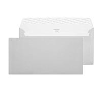 Blake Shine - Premium Silver Envelopes DL+ (114 x 229 mm) - Pack of 25 - Thick 130GSM - Peel and Seal Envelopes in Silver - Arts and Craft/Card Making Supplies - Invitation/Greetings Envelope (25212)