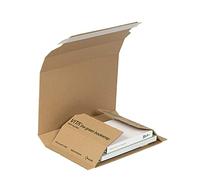 Blake VITA - Recyclable Book Postal Wrap 217 x 155 x 52 mm - Pack of 25 - Peel and Seal - 375GSM - FSC Certified - Quality Corrugated Cardboard Mailers for Books - Book Packaging/Shipping (BWM02)