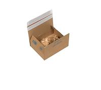 Blake VITA - Recyclable Parcel Boxes 230 x 150 x 63 mm - Pack of 25 - Peel and Seal Cardboard Boxes - FSC 100% Recycled - Strength 130 GSM - Taping Free Corrugated Shipping Box - Rip Strip (PKB35)