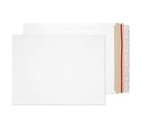 Blake VITA - White Board Envelopes 330 x 248 mm - Pack of 100 - Hardback 350GSM - Sustainable Recyclable - Anti-Bend with Rip Strip - Peel & Seal Allboard Envelope for Certificates/Document PPA11-RS