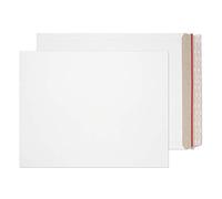 Blake VITA - White Board Envelopes 406 x 318 mm - Pack of 100 - Hardback 350GSM - Sustainable Recyclable - Anti-Bend with Rip Strip - Peel & Seal Allboard Envelope for Certificates/Document PPA28-RS