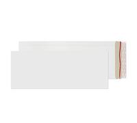 Blake VITA - White Board Envelopes 440 x 170 mm - Pack of 100 - Hardback 350GSM - Sustainable Recyclable - Anti-Bend with Rip Strip - Peel & Seal Allboard Envelope for Certificates/Document PPA24-RS