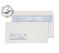 Blake Wallet Self Seal Low Window White DL 110220 90gsm (Pk 1000)