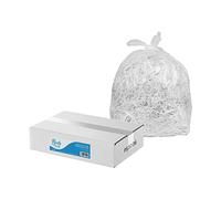 Blake & White 80L Capacity Standard Clear Sacks - Purely Smile Ultra Durable & Sustainable Recyclable Bin Bags - Heavy Duty Liners for Household, Office, and Kitchen - Box of 200 (Packaging may vary)