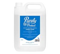 Blake and White Antibacterial Hand Soap 5L - Purely Protect White Handwash Liquid Soap for Home, Office, Kitchens and Washrooms - Unscented Hand Wash to Kill 99.9 of Germs and Bacteria - PP4101