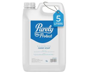 Blake & White Antibacterial Hand Soap 5L - Purely Protect White Handwash Liquid Soap for Home, Office, Kitchens and Washrooms - Unscented Hand Wash to Kill 99.9 of Germs and Bacteria - PP4101