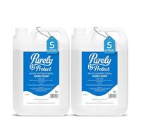 Blake & White Antibacterial Hand Soap 5L-Purely ProtectWhiteHandwash Liquid Soap for Home,Office,Kitchens and Washrooms-Lightly Scented Hand Wash to Kill 99.9percent of Germs and Bacteria-Pack of 2