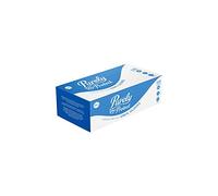 Blake and White Blue Vinyl Gloves Small - Purely Protect Powder and Latex-Free Disposable Gloves - BSEN455 Certified for Medical, Healthcare and General Use - Box of 100