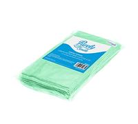 Blake & White Green Microfibre Cloths 10 Pack - Purely Smile Ultra Fine Reusable Cleaning Cloth for Home & Industrial Use - 90 Percent Polyester & 10 Percent Polyamide Material (37x37cm)