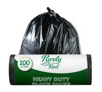 Blake White Purely Kind Black Sacks 100L Ultra Durable Eco Friendly Recyc