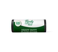 Blake & White Purely Kind Black Sacks 100L- Ultra Durable & Eco Friendly Recyclable Bin Bags - Heavy Duty Bin Liners for Household, Office, and Kitchen - Roll of 30