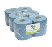 Blake & White Purely Kind Centre Feed Rolls FSC Certified | 2ply | 100m | Blue | Pack of 6 rolls