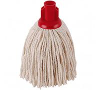 Blake & White Purely Smile 12oz PY Socket Mop Head | Red | Pack of 10