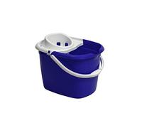 Blake & White Purely Smile Plastic Mop Bucket with Wringer | 12 Litre | Blue