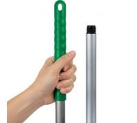 Blake & White Socket Mop Handle Aluminium - Purely Smile Lightweight & Rust Resistant Green Mop Handle with Extended Grip for Comfortable Use - 135L x 3W cm