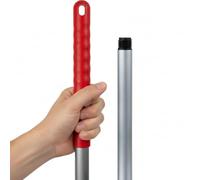 Blake & White Socket Mop Handle Aluminium - Purely Smile Lightweight & Rust Resistant Red Mop Handle with Extended Grip for Comfortable Use - 135L x 3W cm (PS8040)