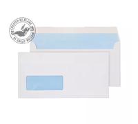 Blake White Window Peel and Seal Wallet DL 110X220mm 100gsm (Pk 50)