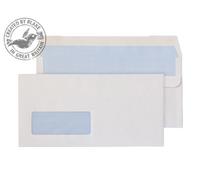 Blake Purely Everyday DL Self Seal Window Wallet Envelope - White (50 Pack)