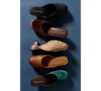 Blakeney Mini Clogs by Jeffrey Campbell at Free People in Brown Velvet, Size: US 9 - female