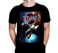 Blakes 7 - Classic 70's Sci-fi TV Show Mens T-Shirt, Black Cotton T-Shirt, Movie Poster Tee