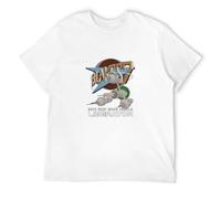 Blakes 7 Liberator and Logo Adult Mens T-Shirt Short-Sleeved Shirt Top Sweatshirt Size XL White