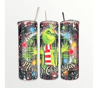 Blakes The Grinch who Stole Christmas 20oz Thermal Skinny Tumbler, Multicoloured (TUMB-XMAS-GRINCH)