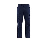 Blaklader 144418328985C158 Industrial Stretch Work Trousers, Navy/Cornflower, Size C158