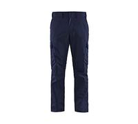 Blaklader 144418328985C50 Industrial Stretch Work Trousers, Navy/Cornflower Size C50