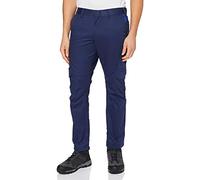 BLÅKLÄDER Trousers 14441832 Cotton, Elastolefin, PL (Polyester) Navy Blue, Cornflower Blue Size 40R