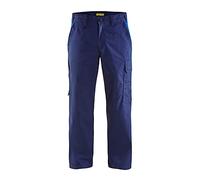 Blaklader 144418328985D104 Industrial Stretch Work Trousers, Navy/Cornflower, Size D104